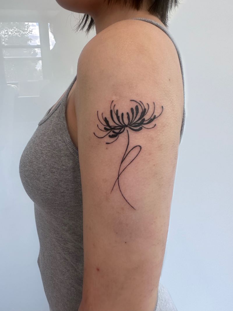 Fine line tattoo by Natalie at Brow Lady