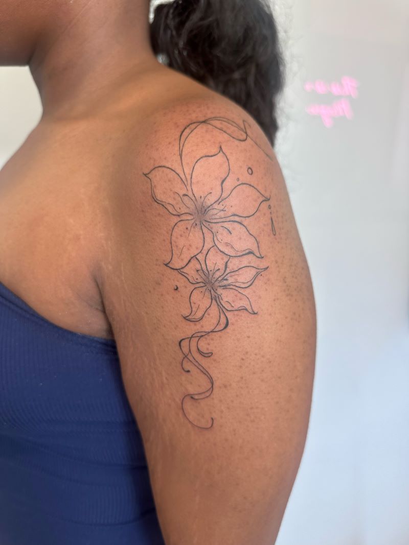 Minimalist tattoo created in Wilmington Massachusetts