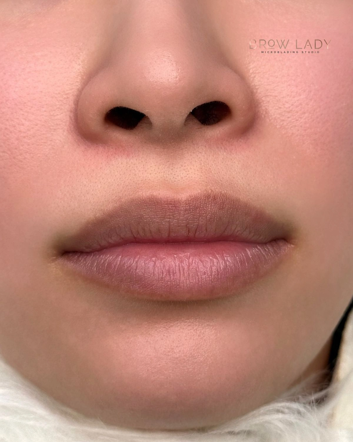 BEFORE Lip Blush result by Cindy at Brow Lady near Boston