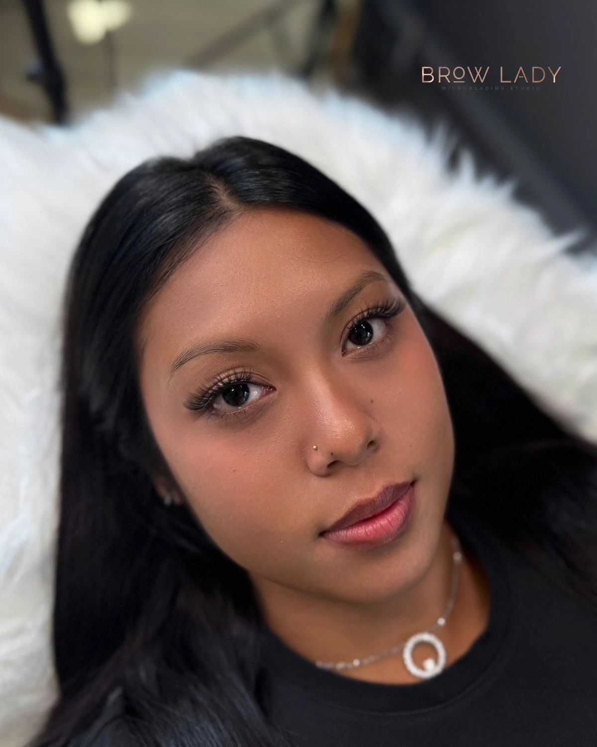 BEFORE Nano Brows result by Cindy at Brow Lady near Boston