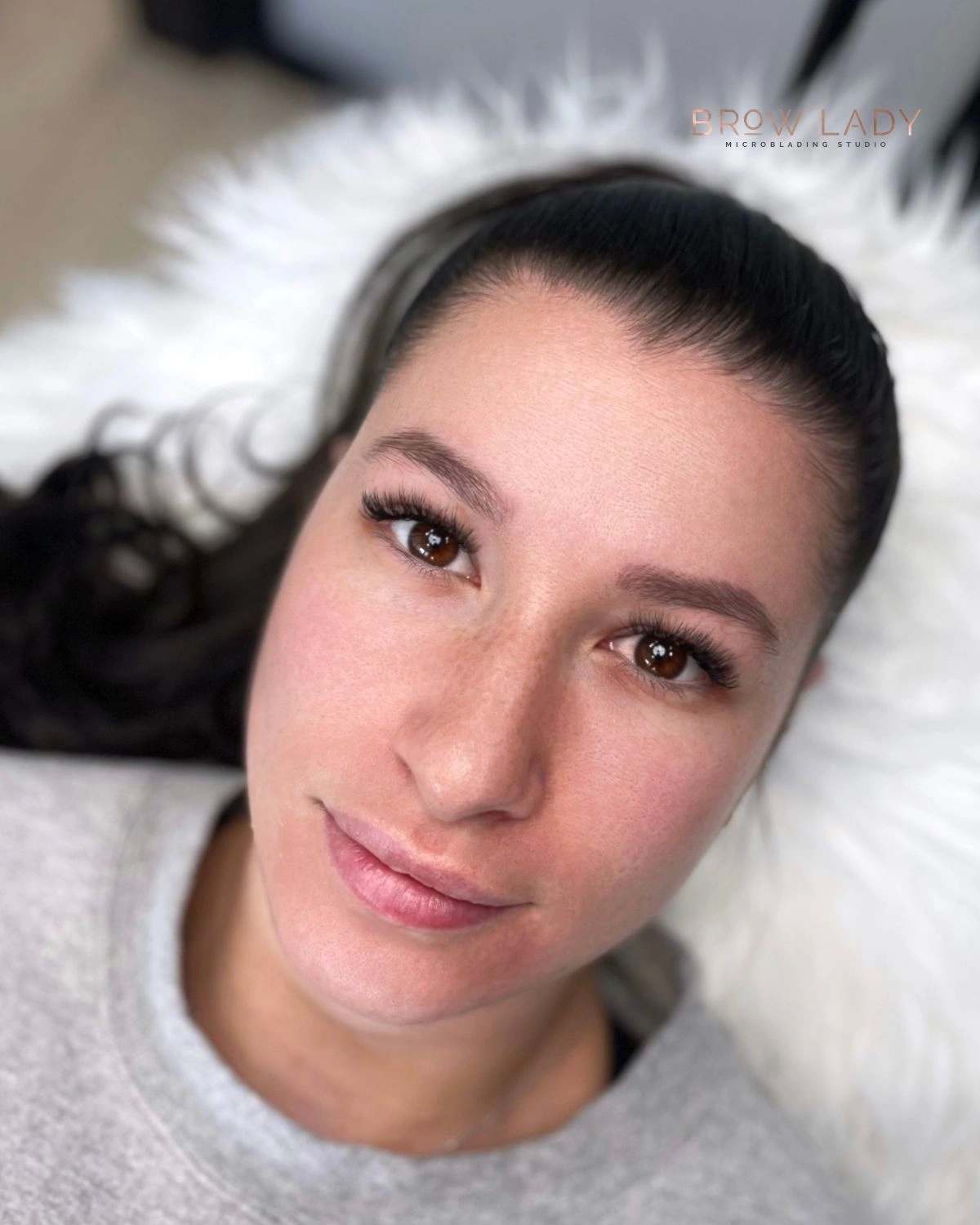 BEFORE Nano Brows result by Cindy at Brow Lady near Boston