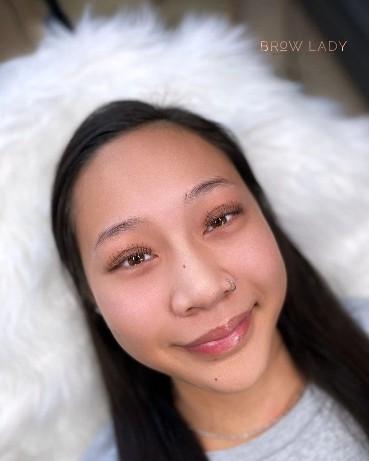 BEFORE Powder / Ombre Brows result by Cindy at Brow Lady near Boston
