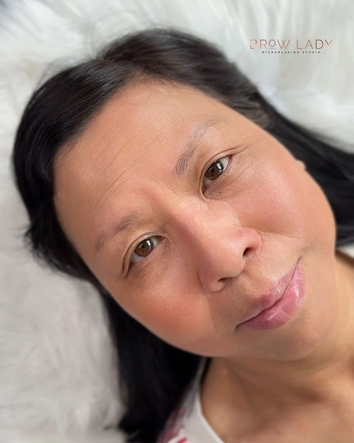 BEFORE Powder / Ombre Brows result by Cindy at Brow Lady near Boston