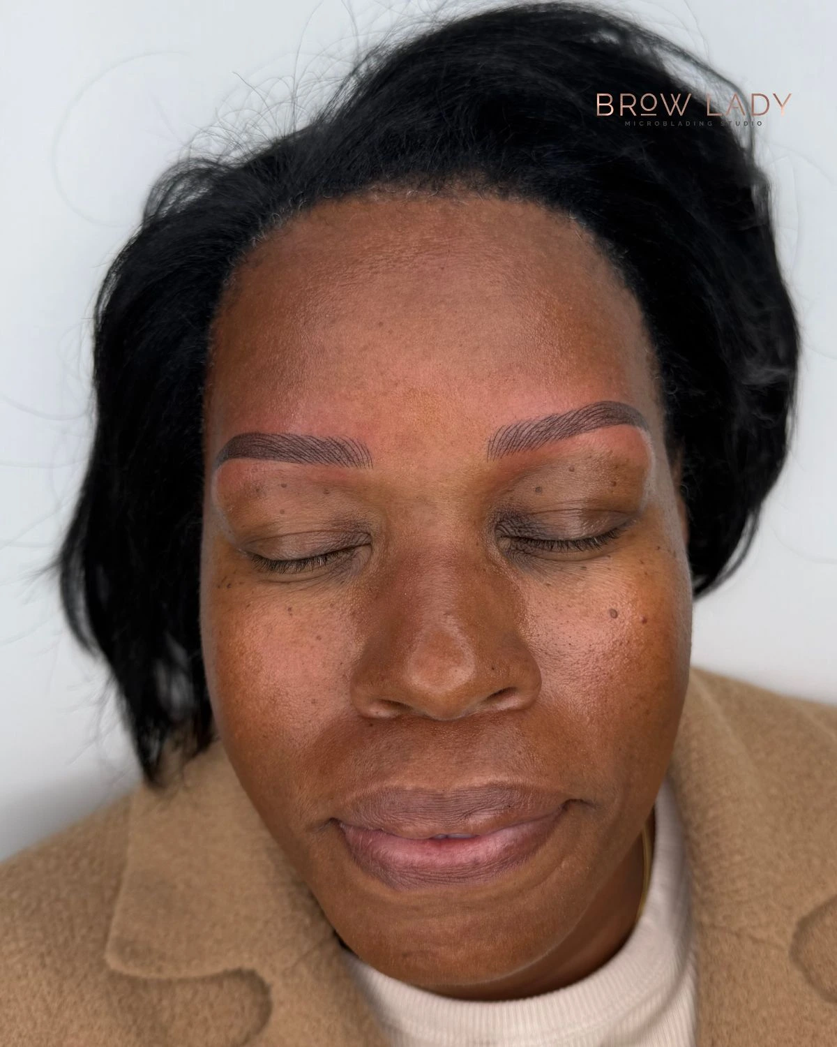 AFTER Combo Brows result by Sokkha Va at Brow Lady near Boston