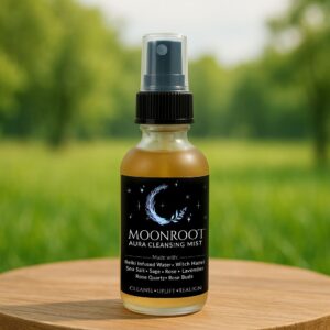 Moonroot Aura Cleansing Spray – Energy Clearing Spray for Spiritual Protection & Chakra Healing