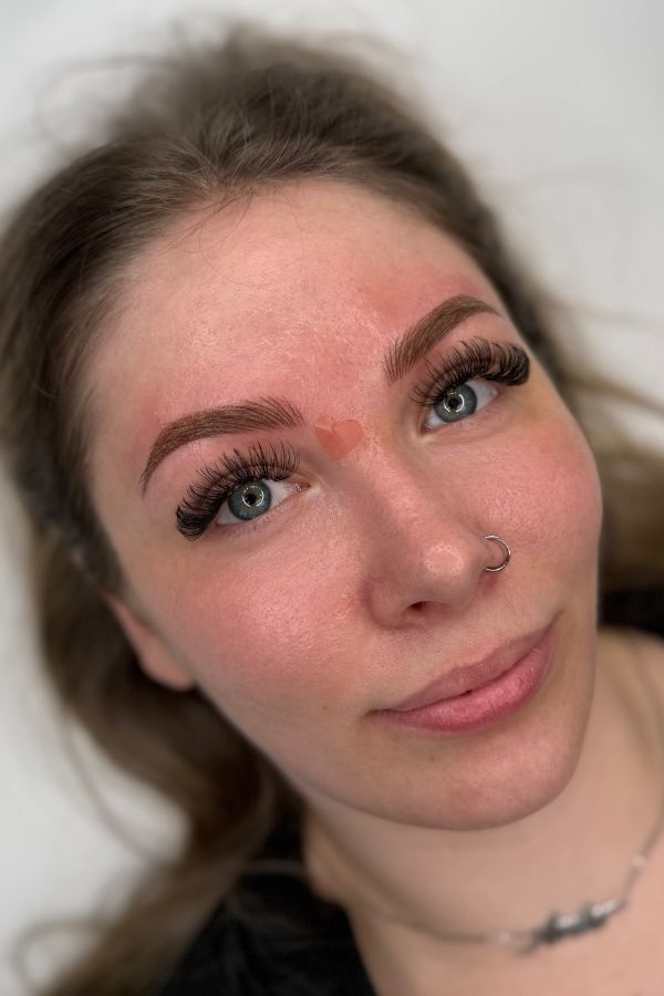 Healed combo brows result by Brow Lady in Boston