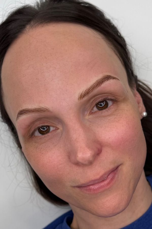 Nano brow machine stroke work — Brow Lady Studio Boston