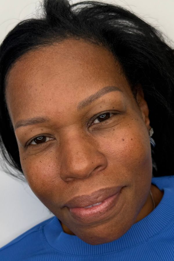 Healed nano combo brows in Boston with soft natural result