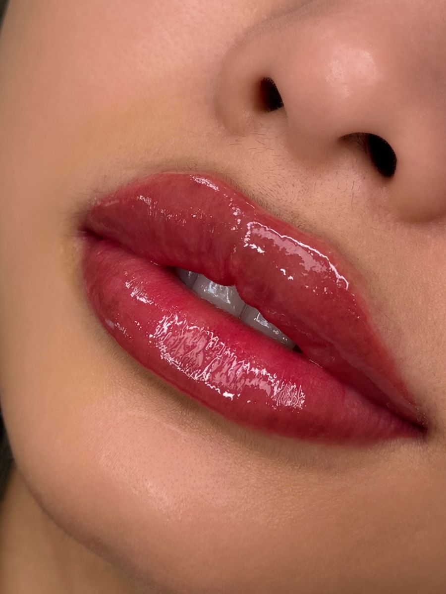 After Lip Blush treatment showing enhanced lip color and definition near Boston