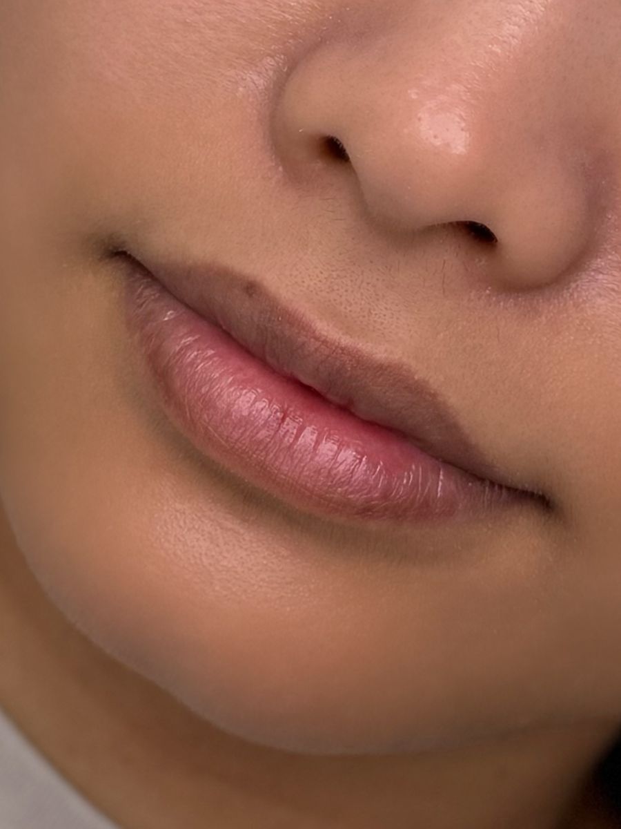 Before Lip Blush treatment at Brow Lady near Boston